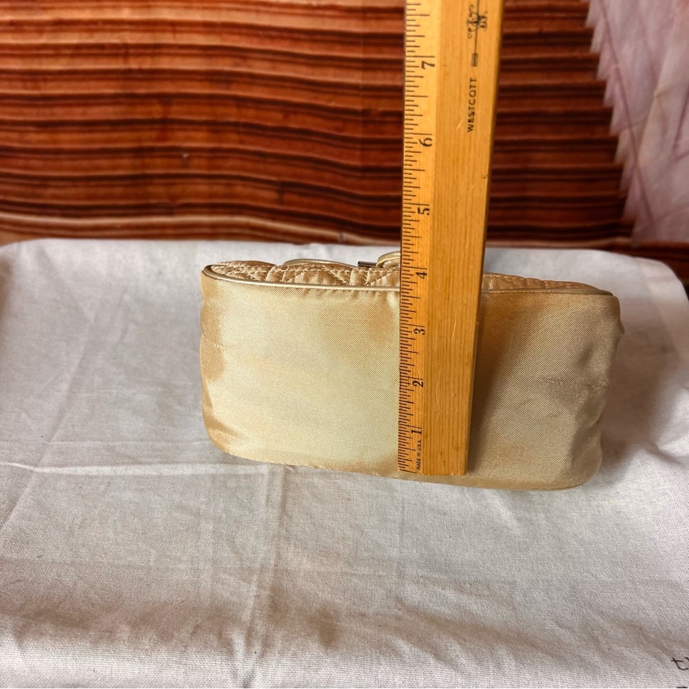 DIOR authentic Gold Quilted Parfum Bag, excellent condition - Picture 7 of 13